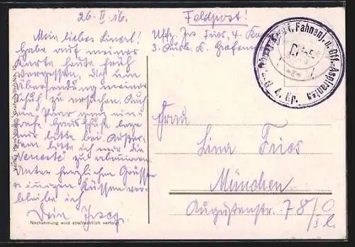 AK Grafenwöhr, Motiv mit dem Truppenlager