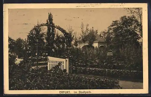 AK Erfurt, Im Stadtpark