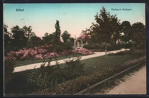 AK Erfurt, Stadtpark-Anlagen