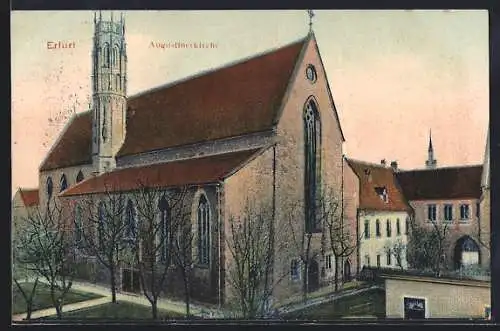 AK Erfurt, Ansicht der Augustinerkirche