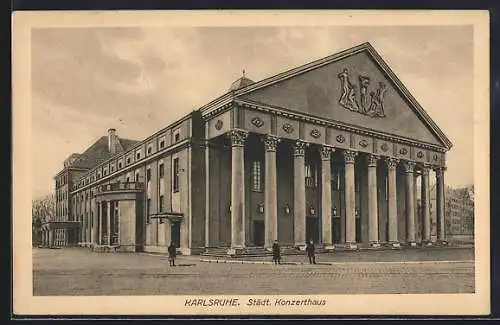 AK Karlsruhe, Städtisches Konzerthaus