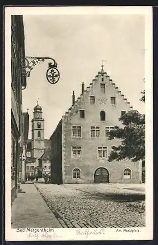 AK Bad Mergentheim, Am Marktplatz