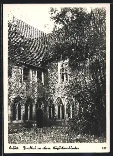 AK Erfurt, Friedhof im ehem. Augustinerkloster