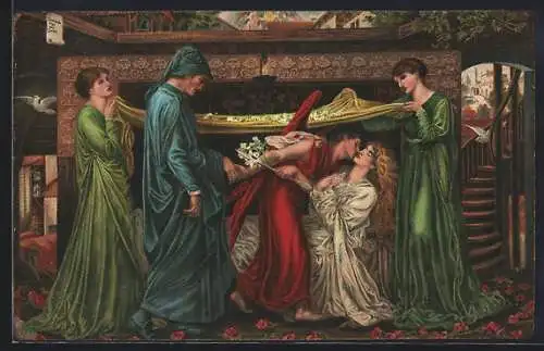 AK Dantes Traum, Dante Gabriel Rossetti