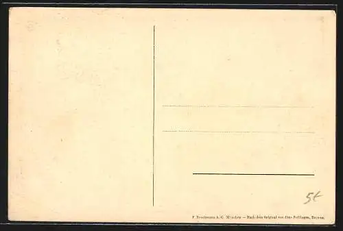 AK Hamburg-Wandsbek, Reichardt-Kakao-Werk, Karte Nr. 9, Druckerei und Kartonnagenfabrik