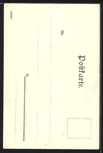 Künstler-AK Karl Mutter: Mosbach / Baden, Blick zum Rathaus