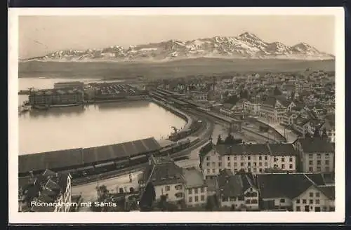 AK Romanshorn, Panorama mit Säntis