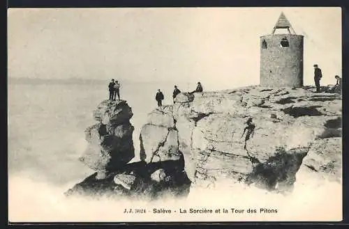 AK Salève, La Sorcière et la Tour des Pitons
