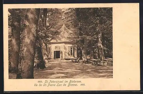 AK St. Petersinsel im Bielersee, Gasthaus