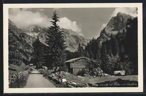 AK Stoos, Lauialp mit Säntis und Schafberg