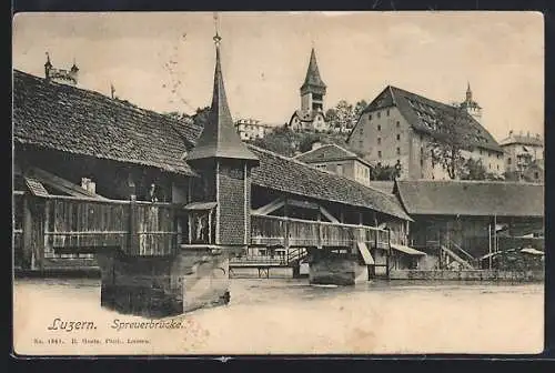 AK Luzern, Spreuerbrücke