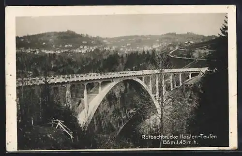 AK Haslen, Rotbachbrücke Haslen-Teufen