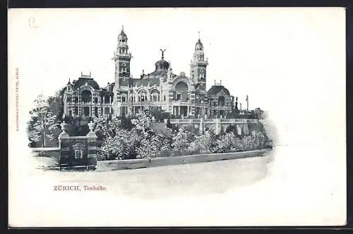AK Zürich, Partie an der Tonhalle