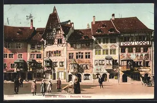 AK Stein am Rhein, Bemalte Häuser