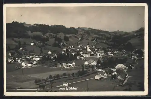 AK Bühler, Ortsansicht aus der Vogelschau