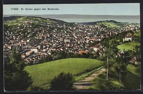 AK St. Gallen, Blick gegen den Bodensee