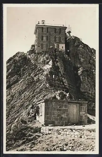 AK Säntis, Berghütte auf dem Gipfel