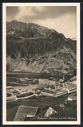 AK Andermatt, Kasernen und Fort Bäzberg