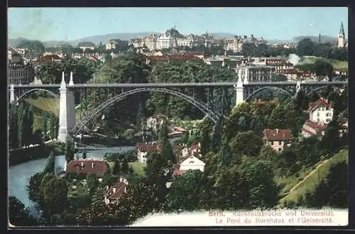 AK Bern, Kornhausbrücke und Universität