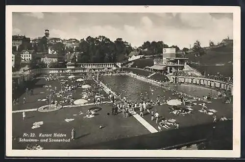 AK Heiden, Blick aufs Schwimm- und Sonnenbad