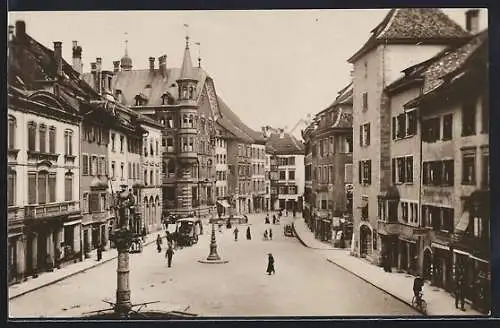 AK Schaffhausen, Blick auf den Frohnwaagplatz