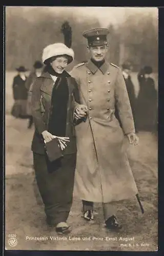 AK Prinzessin Victoria Luise und Prinz Ernst August