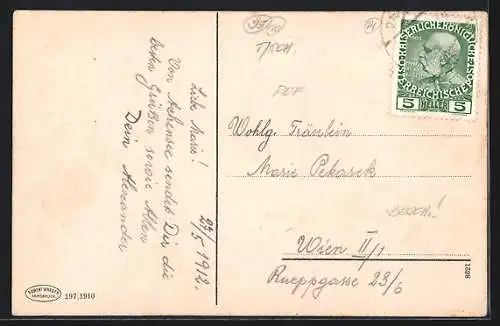 AK Erfurter Hütte, Ansicht mit Achensee