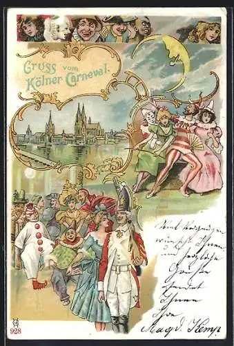 Lithographie Köln, Faschingsstimmung