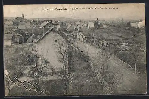 AK Étang-sur-Arroux, Vue panoramique du village