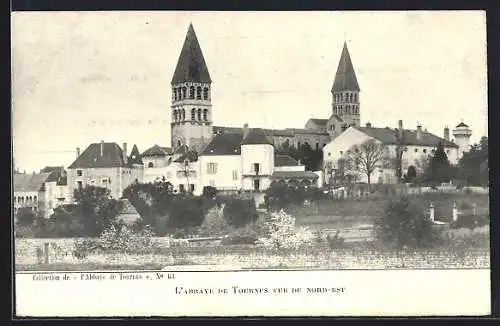 AK Tournus, L`Abbaye de Tournus vue de nord-est