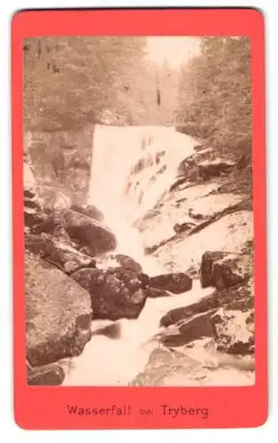 Fotografie unbekannter Fotograf, Ansicht Tryberg, Wasserfall