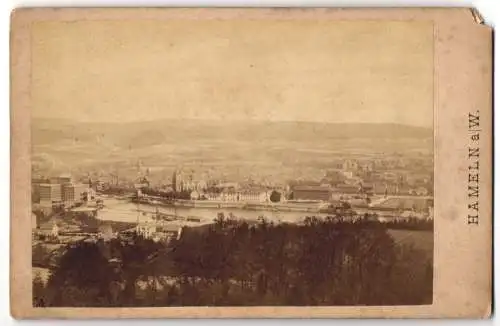 Fotografie unbekannter Fotograf, Ansicht Hameln a. W., Panorama der Stadt