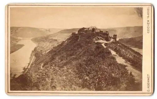 Fotografie C. Koemmet, Cochem, Ansicht Bullay, Strasse zur Marienburg