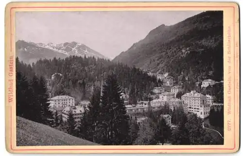 Fotografie Römmler & Jonas, Dresden, Ansicht Wildbad Gastein, Panorama von der Schillerhöhe um 1892