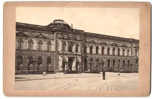 Fotografie Wilhelm Hoffmann, Dresden, Ansicht Dresden, Kgl. Gemälde Gallerie