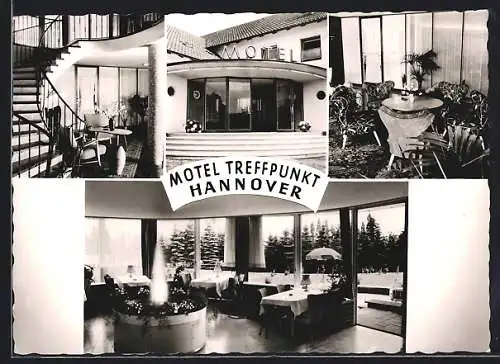 AK Hannover, Motel Treffpunkt, Podpielskistrasse 442, Eingang, Treppenaufgang