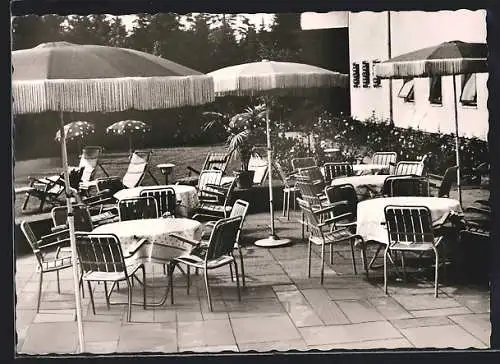 AK Hannover, Motel Treffpunkt, Podpielskistrasse 442, Terrasse