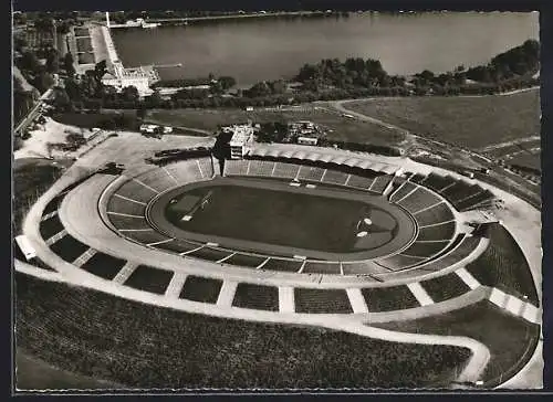 AK Hannover, das Niedersachsen-Stadion aus der Vogelschau