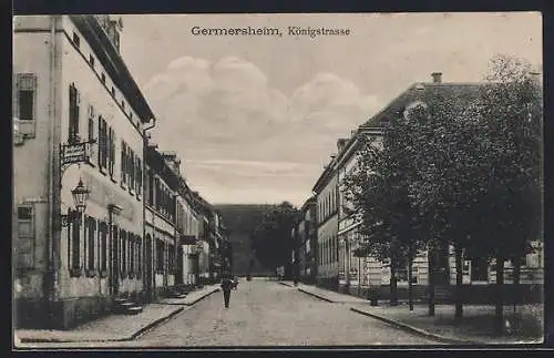 AK Germersheim, Blick in die Königstrasse