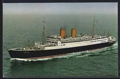 AK Passagierschiff M.S. Berlin auf hoher See, Norddeutscher Lloyd