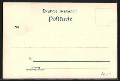 Lithographie Rheindampfer Overstolz bei einer Nachtfahrt