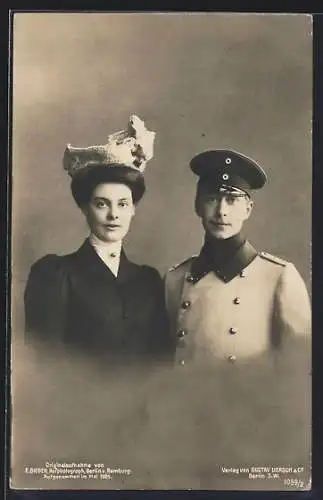 AK Kronprinz Wilhelm von Preussen mit Gattin Cecilie