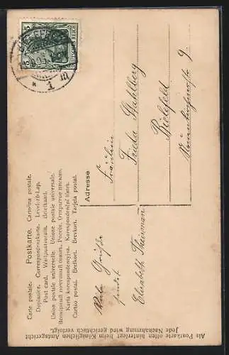 AK Kronprinz Wilhelm von Preussen mit Gattin Cecilie