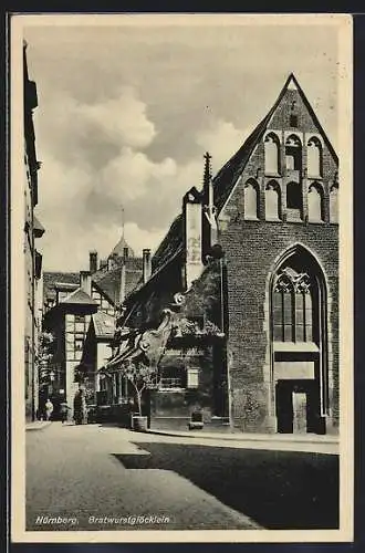 AK Nürnberg, Gasthaus Bratwurstglöcklein