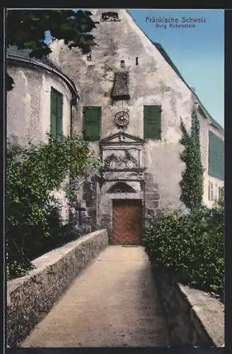 AK Rabenstein / Fränk. Schweiz, Eingang der Burg