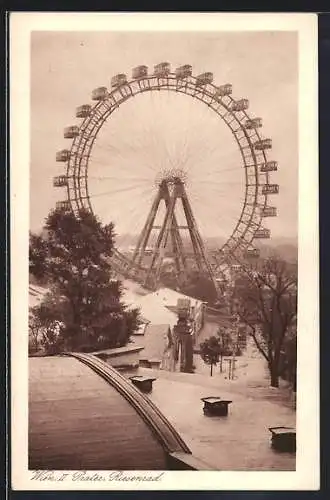 AK Wien, Prater, Motiv vom Riesenrad