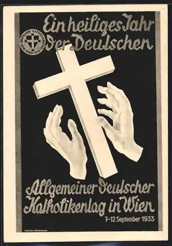 AK Wien, Allgeminer deutscher Katholikentag 1933