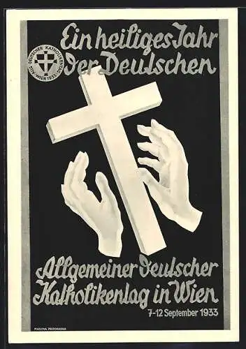 AK Wien, Allgeminer deutscher Katholikentag 1933