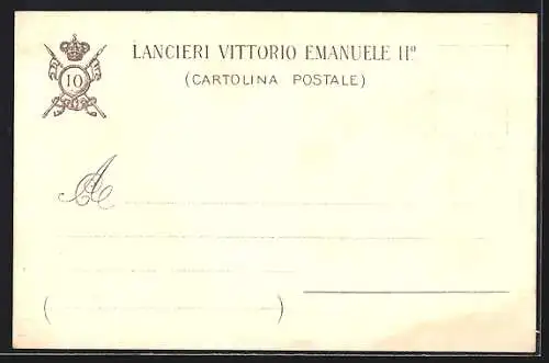 AK Lancieri Vittorio Emanuele II