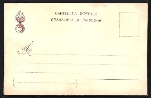 AK Granatieri di Sardegna, historische Uniformen 1833 - 1838